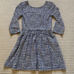 EUC! BP Nordstrom Geometric Black/White Dress